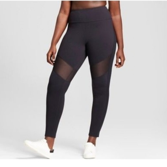 JoyLab Pants & Jumpsuits Lab Joy Premium High Waist Mesh Leggings Gray 2x 3 Poshmark